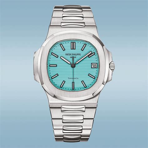 patek philippe blue face tiffany|tiffany blue nautilus for sale.